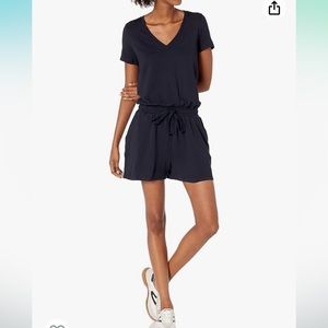 Daily Ritual NWT Navy Romper - size XL